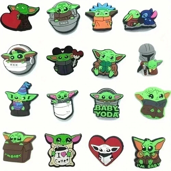 Yoda Jibbitz Croc Charm Set - Picture 4 of 4